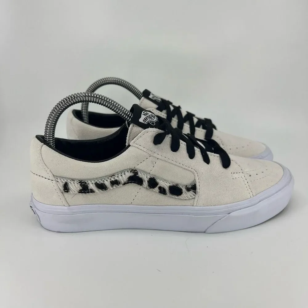 Vans sk8 low white leopard Womens 7.5